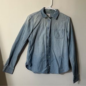 American Eagle denim button up